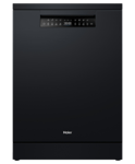 Haier Freestanding Dishwasher With Steam - Black