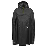 Trespass Qikpac Poncho Vestes Coupe-Pluie Homme, Noir, S