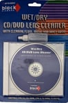 Mitsubishi Wet Dry CD DVD Laser Lens Audio cleaner 2 x Soft brush + fluid - NEW