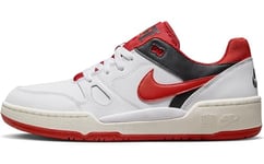 Nike Homme Full Force Lo Sneaker, White/Mystic Red-Black-Sail, 40 EU