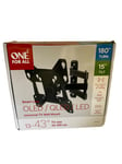 TV or Monitor Wall Mount Bracket With Arm, Tilt & Swivel for up to 43" Screens