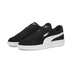 PUMA Smash 3.0 SD Jr Basket, Black White, 37 EU