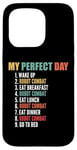 Coque pour iPhone 15 Pro My Perfect Day Robot Combat amusant