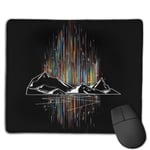 Aurora Borealis Customized Designs Non-Slip Rubber Base Gaming Mouse Pads for Mac,22cm×18cm， Pc, Computers. Ideal for Working Or Game