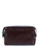 Piquadro Blue Square Toiletry bag mahogany