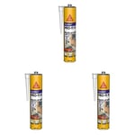 Sikaflex PRO 11 FC Purform Blanc, Mastic polyuréthane PU tout en 1, mastic multi-matériaux, mastic étanche intérieur et extérieur, 300ml (Lot de 3)