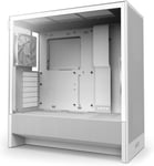 H5 Flow-Boîtier De Pc Gaming Compact Moyen Tour Atx-Flux D'Air Élevé-2Xventilateurs De 120 Mm Inclus-Support De Radiateur Avant 360 Mm-Blanc