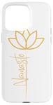 iPhone 15 Pro Max Yoga Lotus Flower Namaste Sleek Case