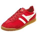 Gola Tornado Mens Red Off White Fashion Trainers - 7 UK