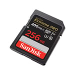 Sandisk Extreme Pro 256Gb Sdxc Class 10 Uhs-I 200Mb/S 90Mb/S