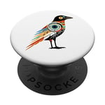 Native American Style Hopi Art Bird for Good Luck PopSockets Swappable PopGrip