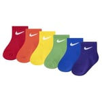 Nike Nhn Swoosh Lot de 6 paires de chaussettes unisexes pour bébé