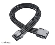 Akasa AK-CBPW08-40BK Flexa P8 40cm 8-pin to 8-pin (2x 4-pin) CPU Power Extension