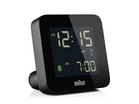 Braun Bc09-Dcf, Digital Vekkerklokke, Firkant, Sort, 12/24H, Lcd, Batteri