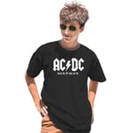 AC/DC « Black in Black » MEACDCRTS001 T-Shirt Homme, Noir, Taille 3XL