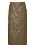 Onlkim Faux Leather Cargo Skirt Cc Otw Green ONLY