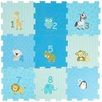 Bieco Tapis Puzzle Bebe 18 pièces | Tapis Bebe | Dalle Mousse Bébé | Tapis de Jeux Bebe | Tapis d'éveil Tapis bébé Puzzle Tapis de Sol Bebe Tapis de Jeux Puzzle Mousse Sol bébé Tapis Enfant