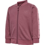 Hummel Wulbato ull/bomull zip jakke - rose brown