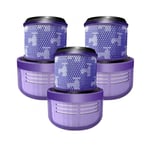 3-Pack - Filter för Dyson V11/V15 - Efterfilter Purple V11/V15 (HEPA)