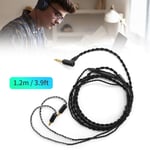 Headphone Cable With Mic Replacement Part Fit For IE40 PRO Blac