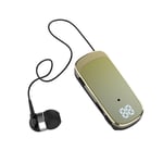 Bluetooth Earphones In Ear Single Headphone Retractable Earpiece Clip Headset