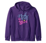 Rock N Roll Girl Purple Darla Zip Hoodie