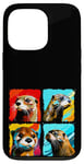 iPhone 13 Pro Otter Pop Art Colorful Drawing Painting Case