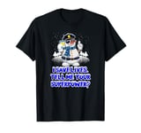 I Save Lives Tell Me Your Superpower Funny Police Officer T-Shirt