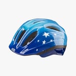 KED Meggy III Trend Casque de vélo Enfants Jeunes, Bleu étoilé, 44-49 (XS)