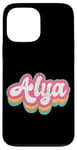 Coque pour iPhone 13 Pro Max Alya Prénom Fille Vintage Années 70 80 Personnalisé