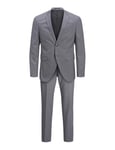 JACK & JONES Men's Jprfranco Suit Noos, Light Grey Melange/fit: Super Slim fit, 36