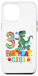 iPhone 14 Pro Max 3th Birthday dinosaurs 3 Years Old Girls dinosaurs Case