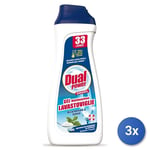 3x Dual Power Gel Lave-Vaisselle 660 Ml. Bicarbonate