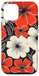 Coque pour iPhone 15 Motif floral naturel