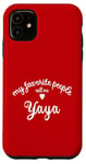 iPhone 11 My Favorite People Call Me YAYA Greek Grandma Greece yiayia Case