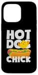 iPhone 14 Pro Max Hot Dog Chick Funny Food Humor Design Case