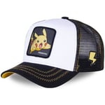 Casquette Capslab  Casquette  trucker Pokemon Pikachu Blanc