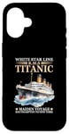 Coque pour iPhone 16 Titanic Expert – White Starline RMS Titanic Garçons Filles