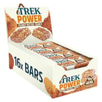 JB's TREK Protein Power Bar Peanut Butter Crunch - Plant Based - Gluten Free - Vegan Snack - 55g X 16 Bars