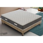 Ilovesleep - Matelas ressorts ensachés 180x200 cm accueil mousse hr epaisseur 30 cm