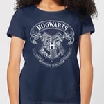 T-Shirt Femme Blason de Poudlard - Harry Potter - Bleu Marine - M