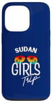 Coque pour iPhone 13 Pro Girls Trip Soudan Voyage Vacances Femmes Soudan