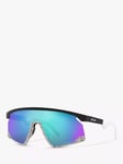 Oakley OO9280 Unisex BXTR Prizm Sunglasses, Matte Black/Sapphire