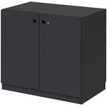 Bisley Cupboard SC0807S020AB Carbon Grey 800 x 500 x 715 mm