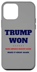 iPhone 12 mini Trump Won - Make America Healthy Again, Make it Great. Case