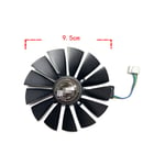 pour ASUS GeForce RTX2060 GTX1650S 1660 1660ti 1660 SUPollPHOENIX foucorporelle carte remplacement ventilateur FDC10M12S9-C - Type single fan