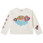 Stella McCartney Kids Broderad Tröja Naturvit | Vit | 2 years