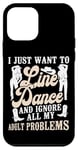 iPhone 12 mini Line Dancing Dance Teacher I Just Want To Line Dance And Case