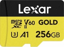 Kort Lexar Lexar Microsd Gold Uhs-Ii, R280/W100 C10/A1/U3 (V60) 256Gb