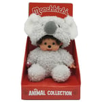 Bandai - Monchhichi - Peluche Monchhichi Koala - Peluche Iconique des années 80 - Peluche Toute Douce 20 cm pour Enfants et Adultes - SE220954